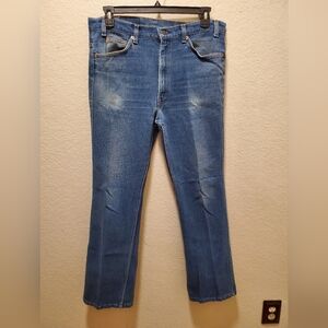 Vintage Levi's 517 Mens 38×34 Blue Denim Boot Cut. Orange tab, made in USA